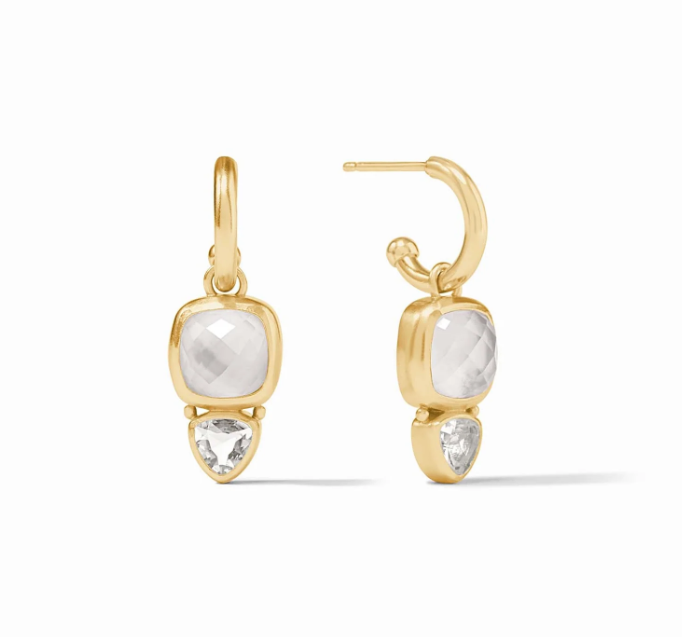 Julie Vos Aquitaine Duo Hoop & Charm Earring