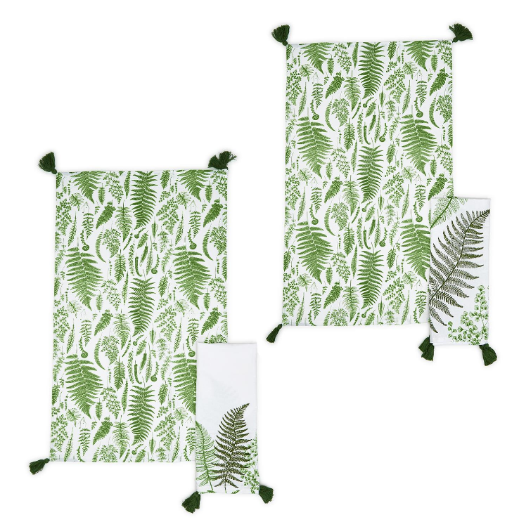 Fern Decorative Dish Towels - Set of 2