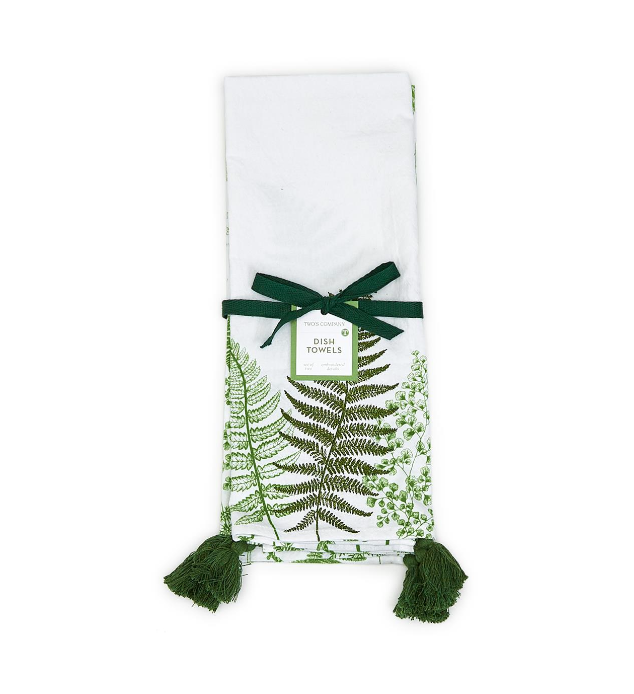 Fern Decorative Dish Towels - Set of 2