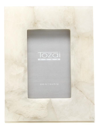 White Quartz Photo Frame
