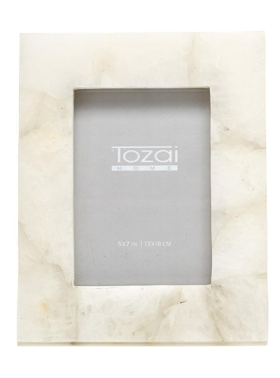 White Quartz Photo Frame