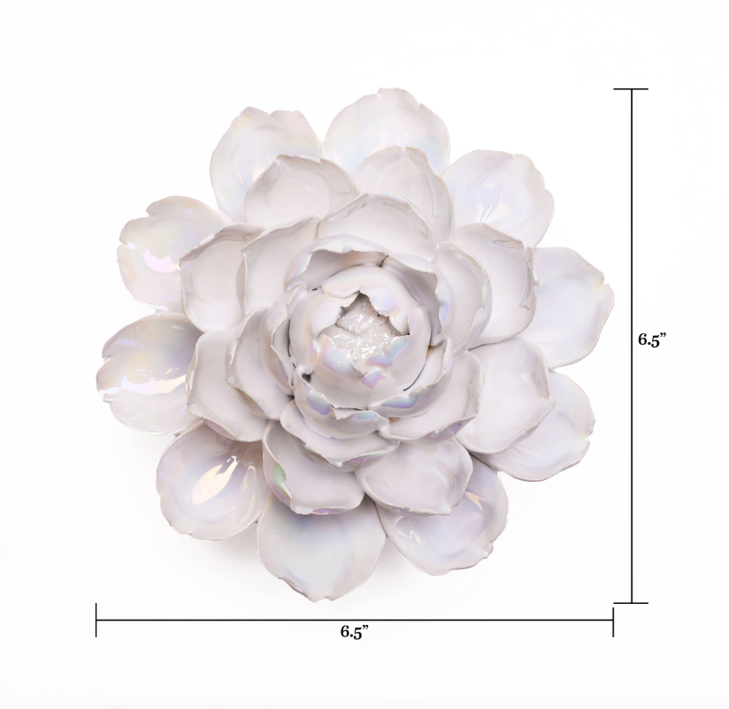 Ceramic Flower - Pearl Collection