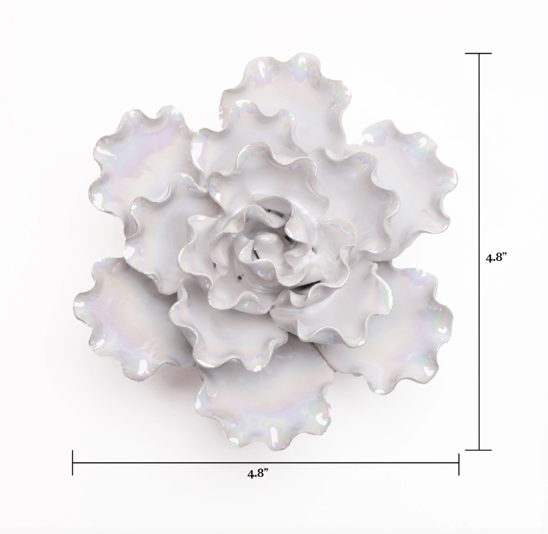 Ceramic Flower - Pearl Collection