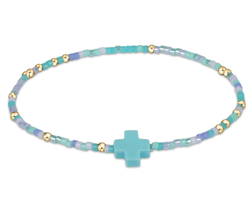 E Newton egirl Hope Unwritten Signature Cross Bracelet
