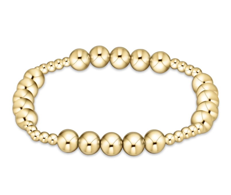 E Newton Classic Blissful Pattern Bracelet - Gold