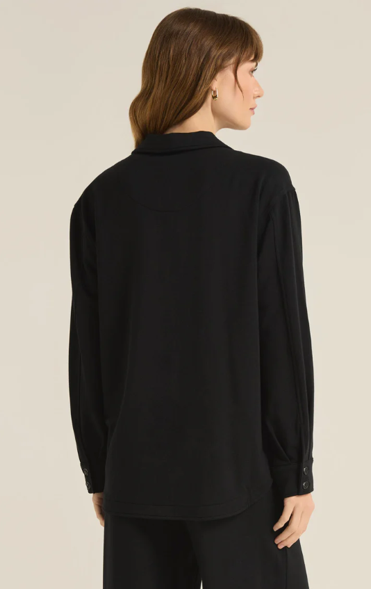 Z Supply Layover Modal Fleece Button Up - Final Sale 30% off in cart