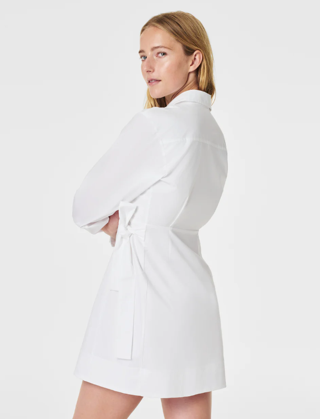 SPANX The Best Poplin Wrap Dress Treehouse On Main SPANX The Best Poplin Wrap Dress Treehouse On Main