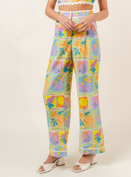 Jennifer Retro Ric Rac Pant - Final Sale 30% off in cart