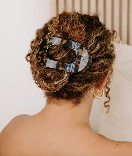 Teleties - Flat Round Hair Clip