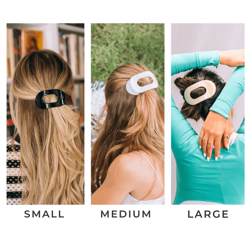 Teleties - Flat Round Hair Clip