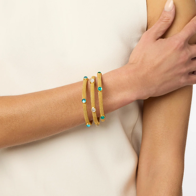 Julie Vos Cabochon Bangle