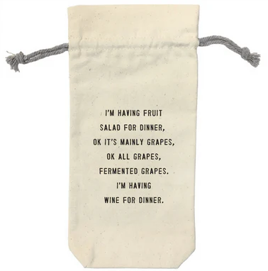 Canvas Wine Bags