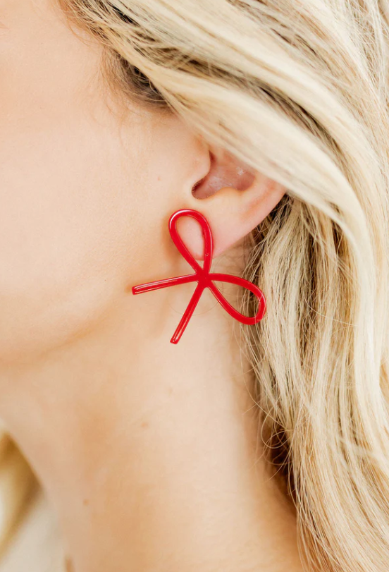 Linny Co Lola Bow Earrings