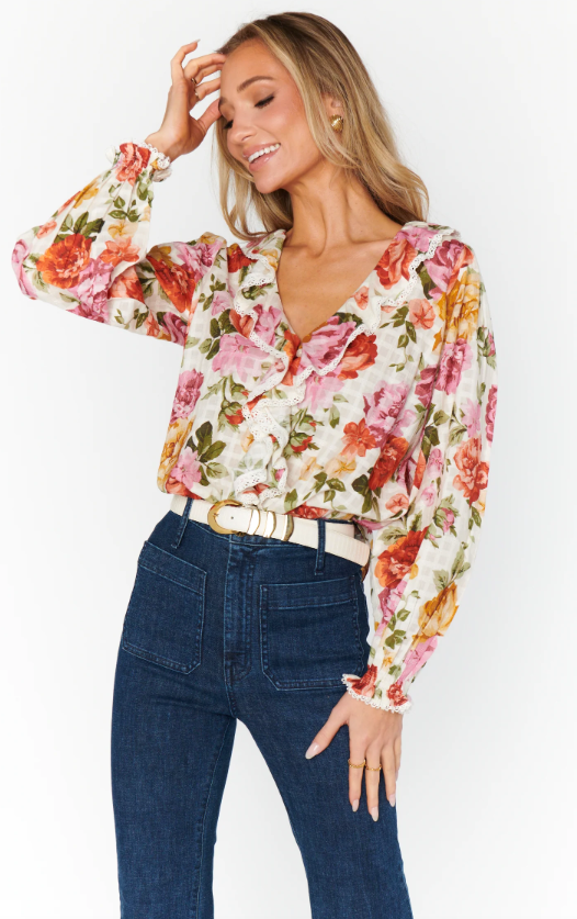 Show Me Your Mumu Lydia Ruffle Top - Final Sale 25% off in cart
