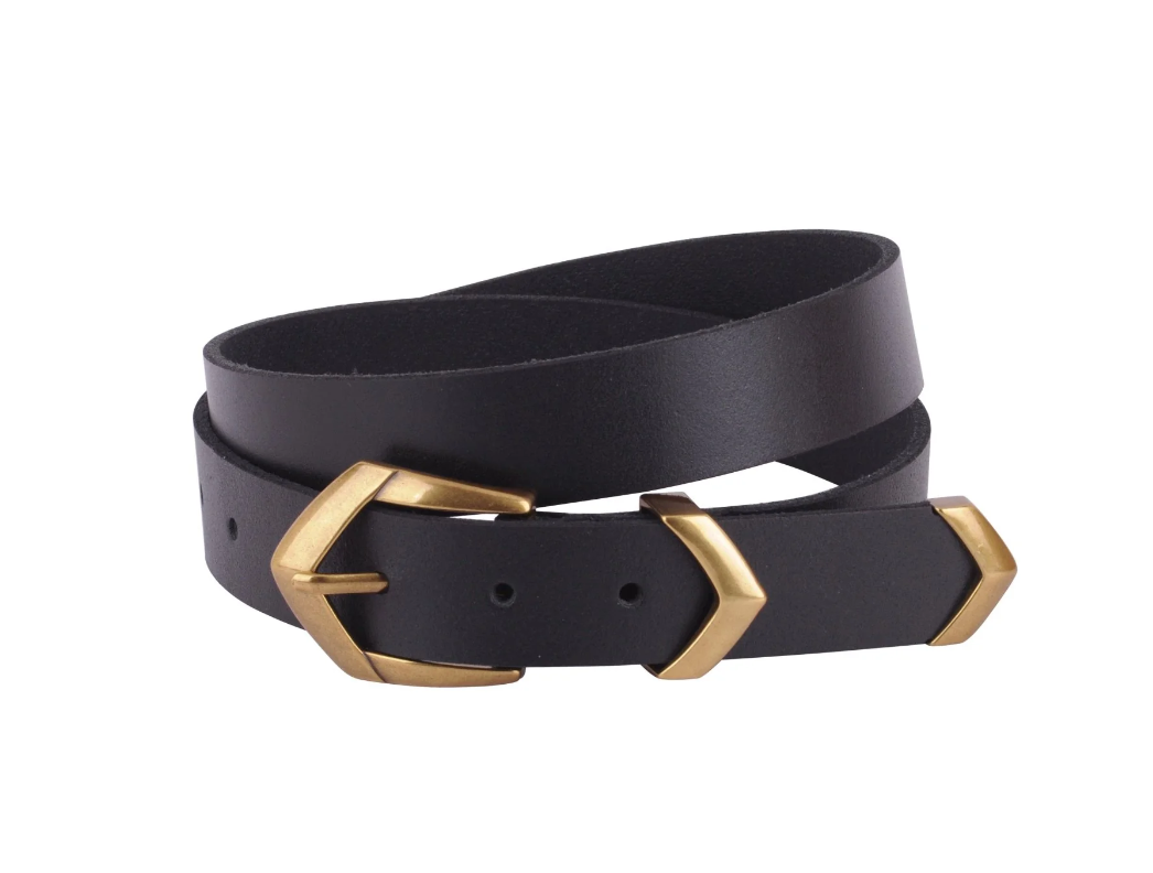 Boho Triangular Buckle Leather Belt