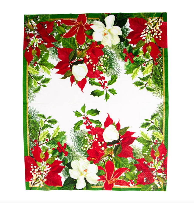 Christmas Garden Paper Napkins