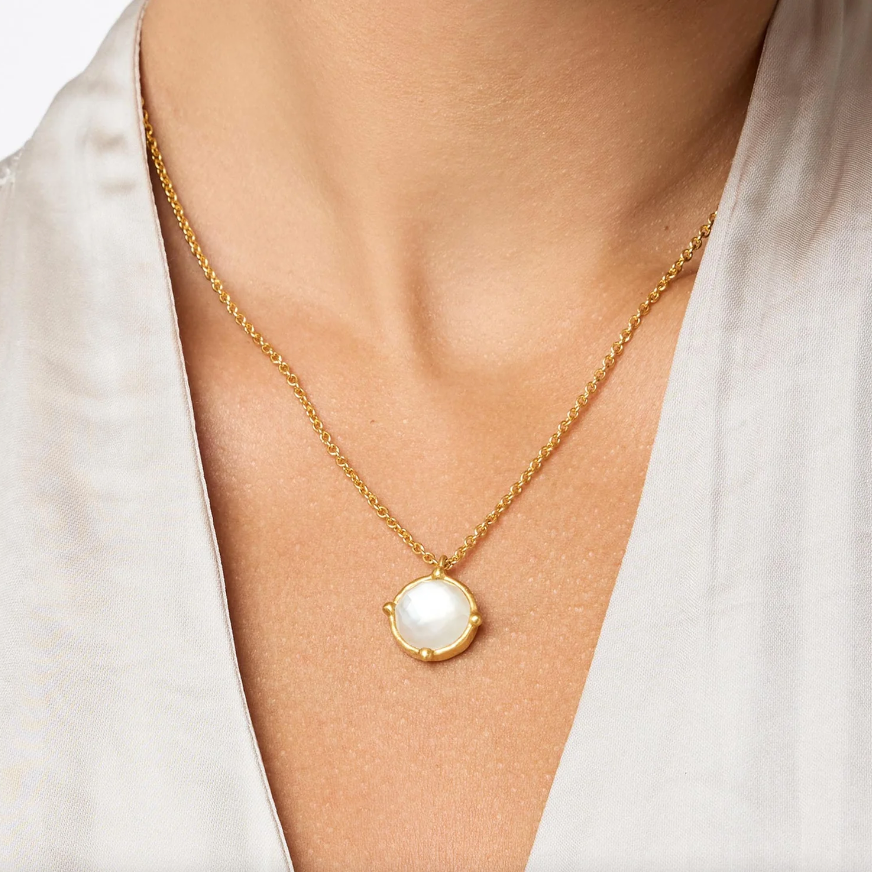 Julie Vos Honeybee Solitaire Necklace