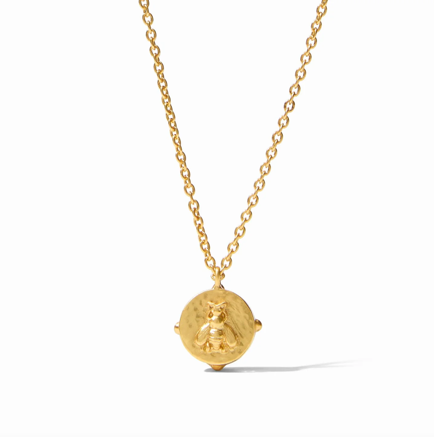 Julie Vos Honeybee Solitaire Necklace