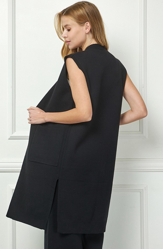 Emberly Long Cardigan Vest