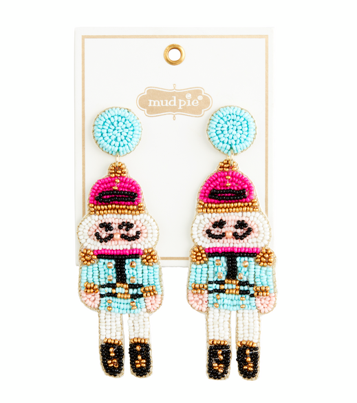 Beaded Holiday Earrings