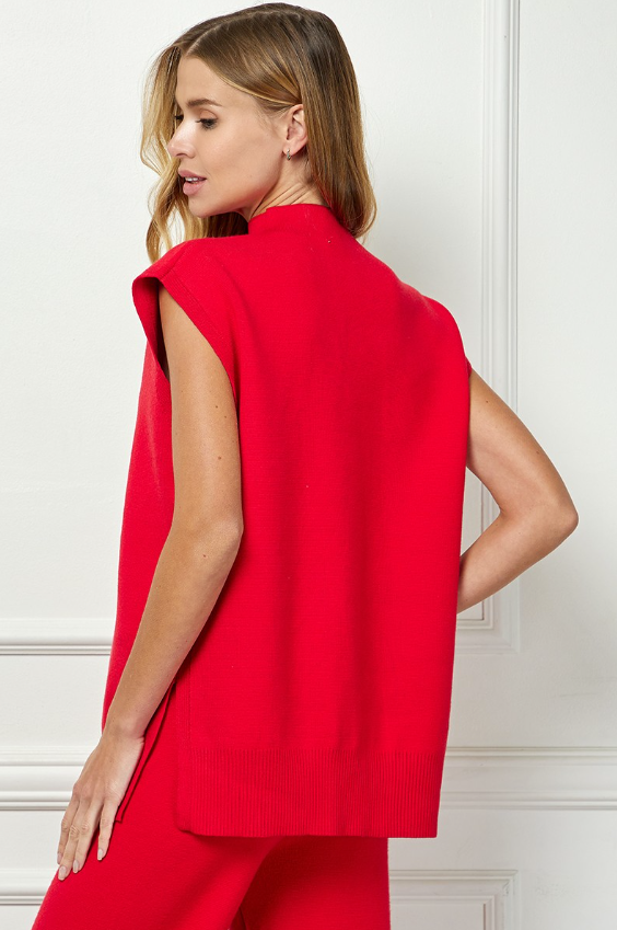 Reese Solid Sweater Top