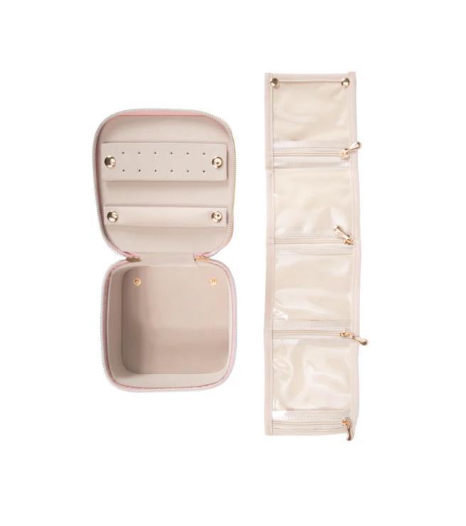 Travel Jewelry Case with Pouch