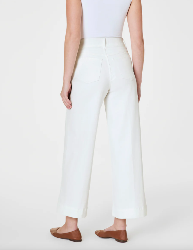 SPANX EveryWear Cropped Wide Leg Jeans