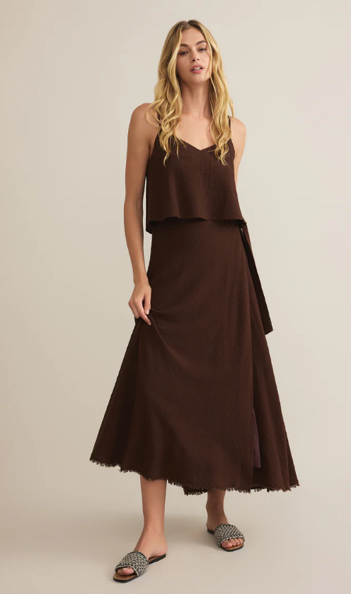 Z Supply Salerno Wrap Midi Skirt