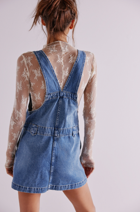 Free People Edie Denim Skirtall
