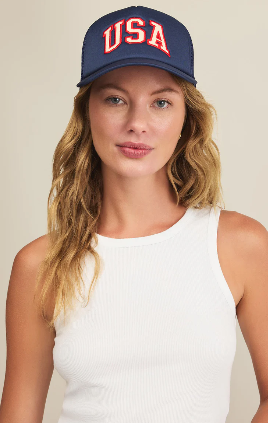Z Supply USA Applique Trucker Hat
