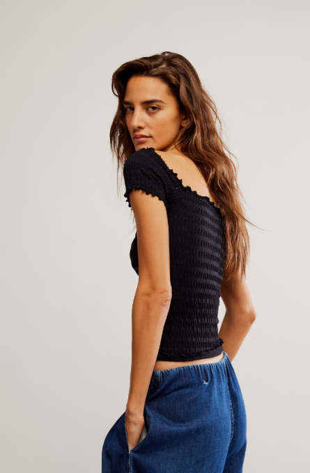 Free People Pucker Up Seamless Tee