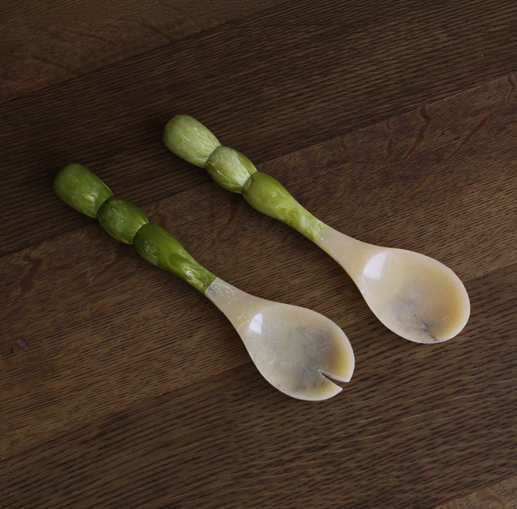 RESIN Rio Bubble Salad Servers