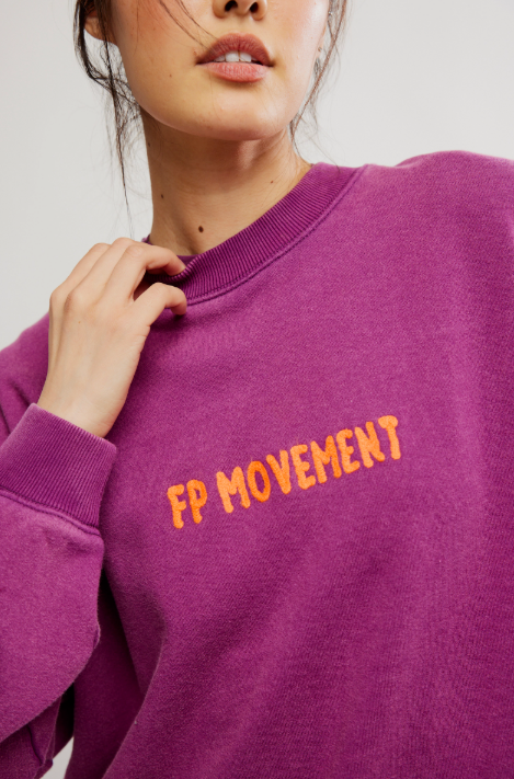 Free People All Star Embroidered Pullover