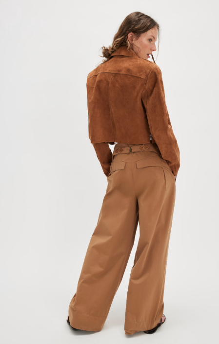 Free People Buckle Back Trousers