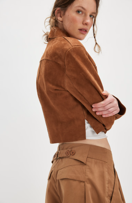 Free People Buckle Back Trousers