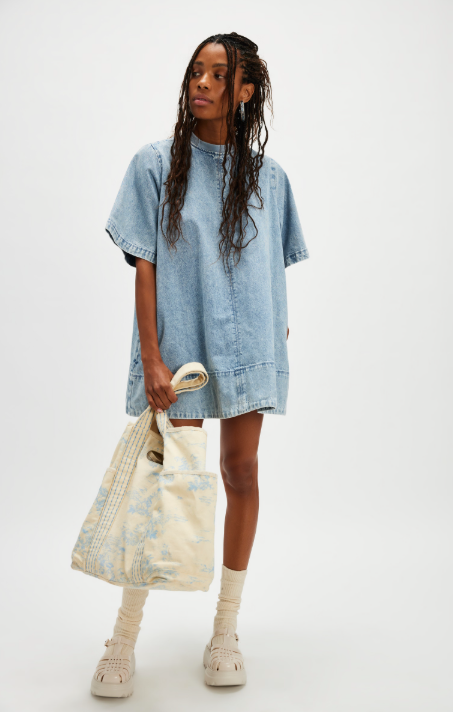 free people dream on denim dress Free People Sonora Denim Mini Dress