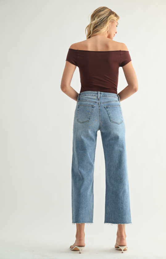 Just Black Denim The Slim Wide Leg