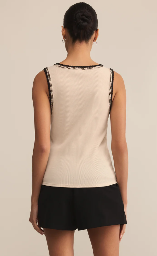 Z Supply Social Whipstitch Tank