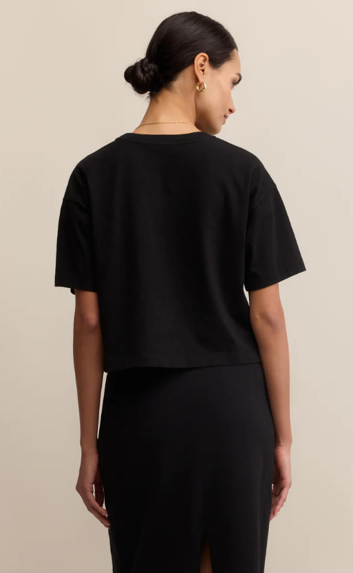 Z Supply On The Go Cotton Jersey Tee