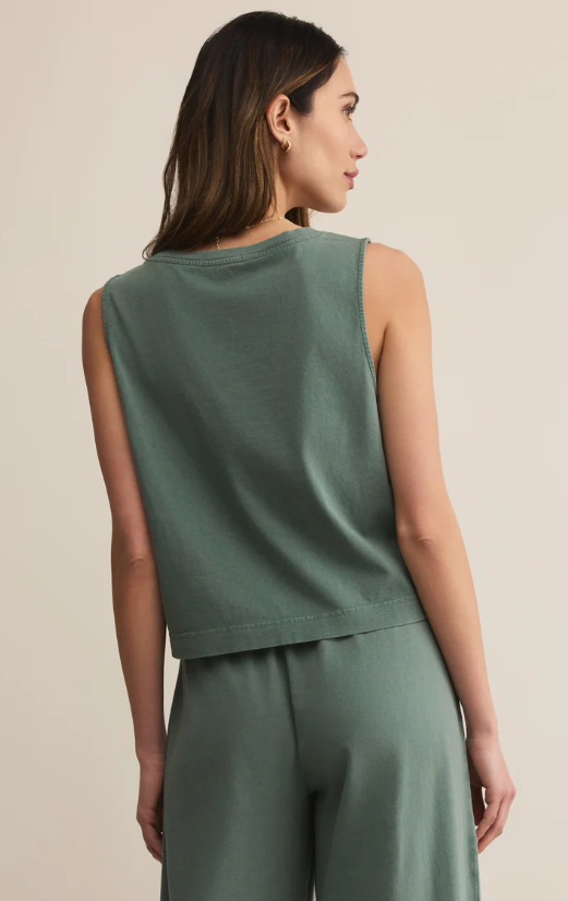Z Supply Sloane V-Neck Cotton Jersey Tank