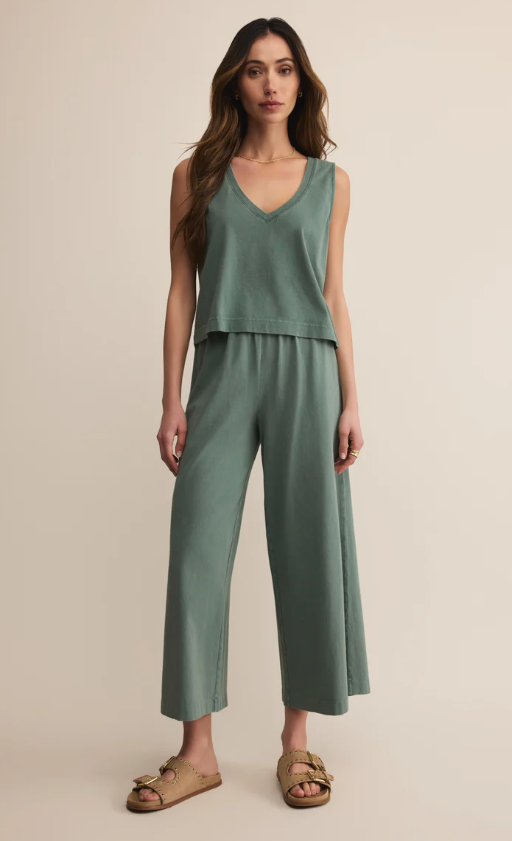 Z Supply Sloane V-Neck Cotton Jersey Tank