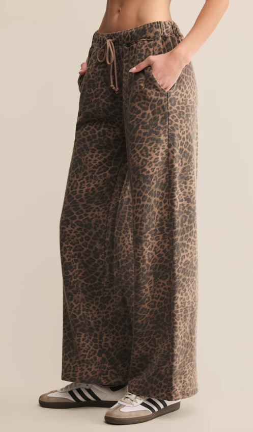 Z Supply Hunter Knit Leopard Pant
