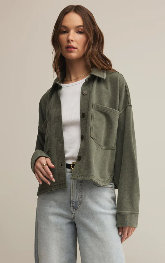 Z Supply All Day Cropped Knit Jacket