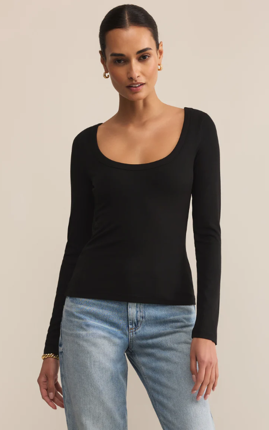 Z Supply Second Skin Scoop Neck Top