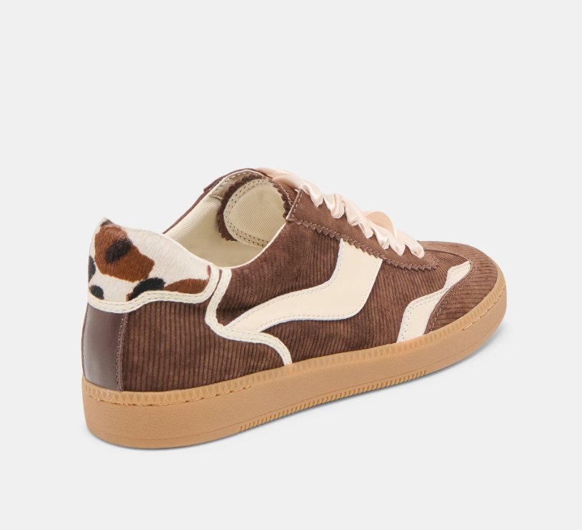 Dolce Vita Notice Chocolate Corduroy Sneakers