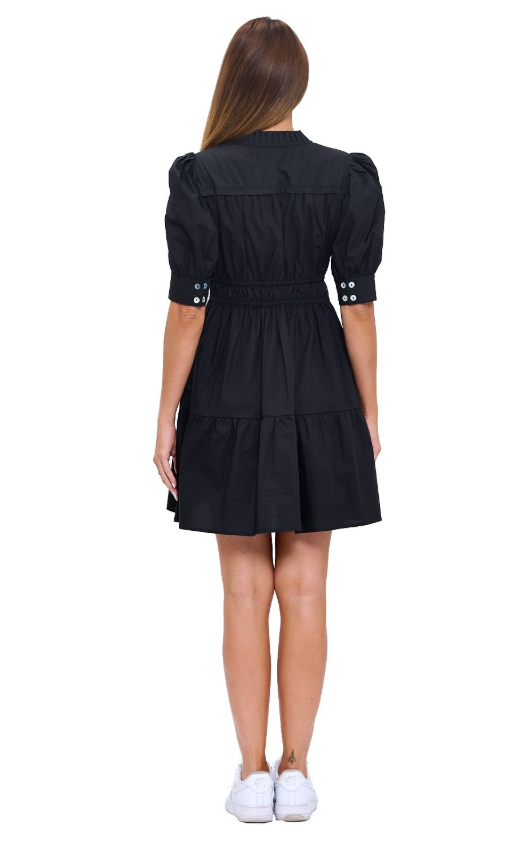 Angela Smocked Waist Mini Dress