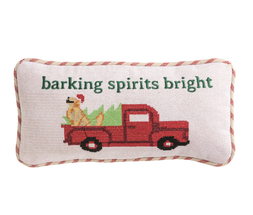 Christmas Needlepoint Pillow