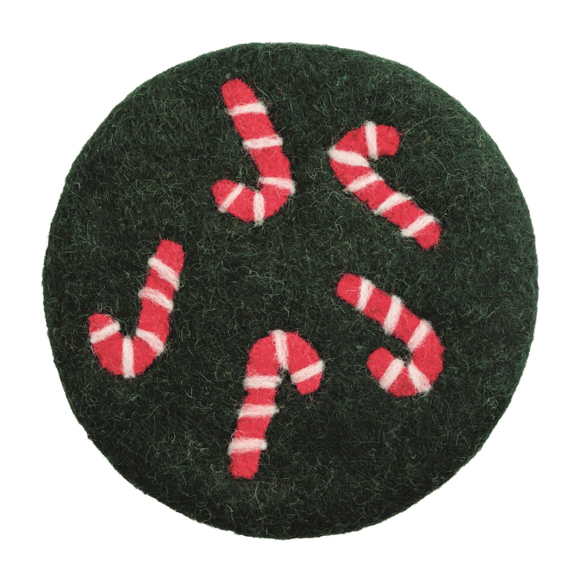 Holiday Felted Trivet