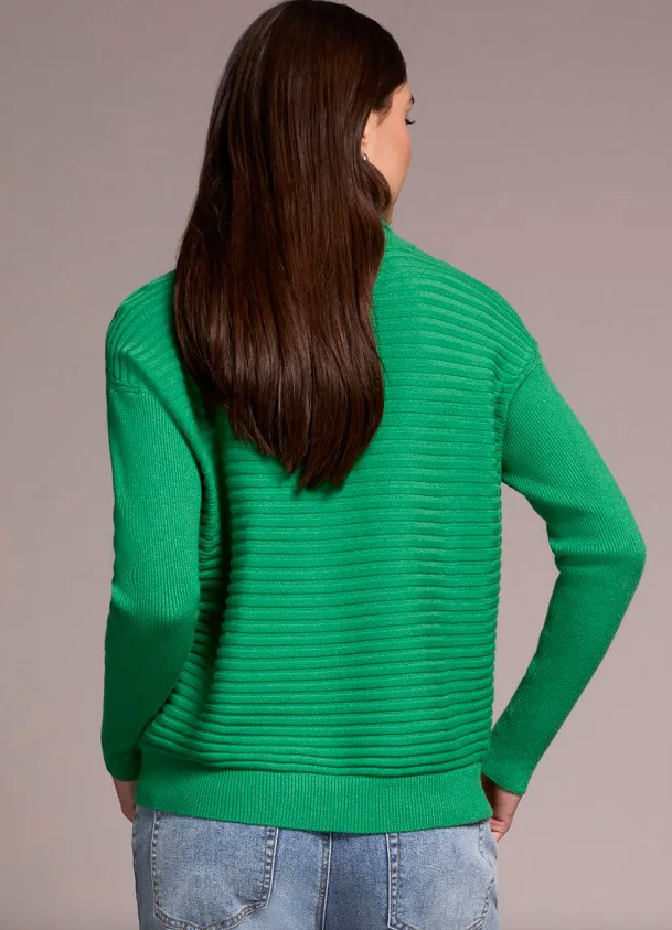 Tribal Soft Zip-Up V-Neck Sweater