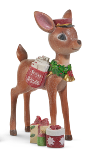 Glittered Vintage Deer